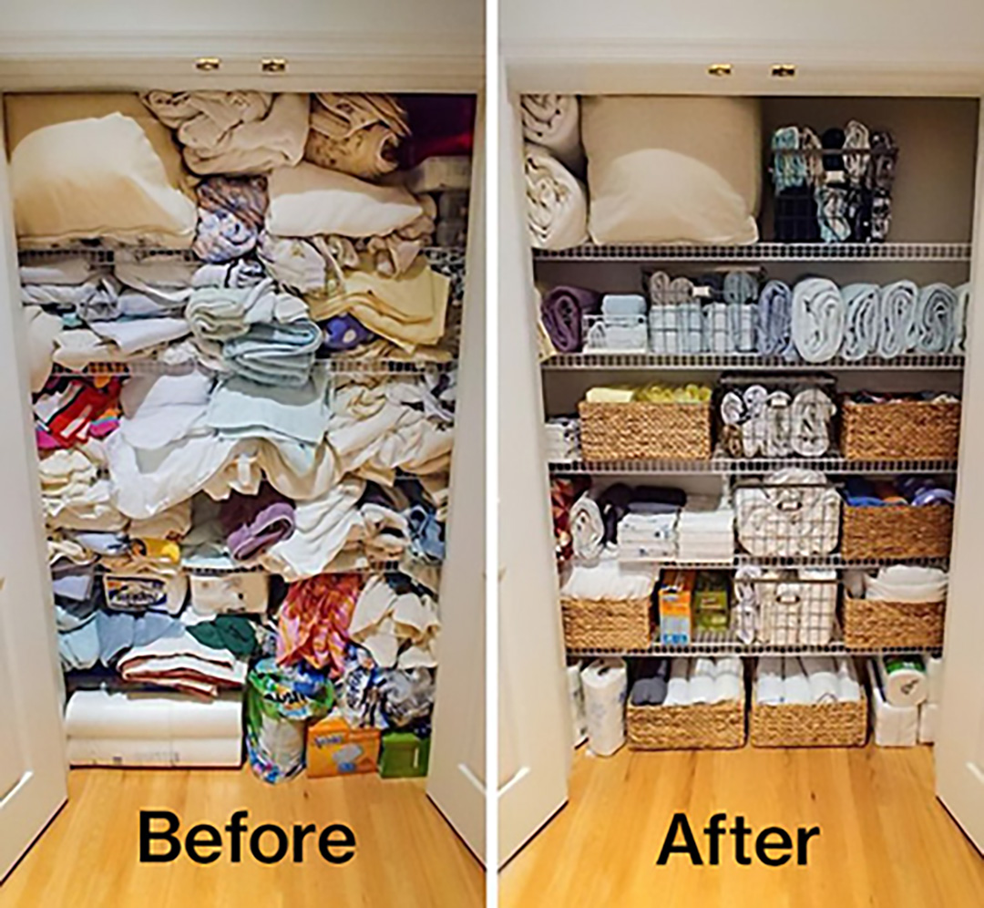 Declutter-before after